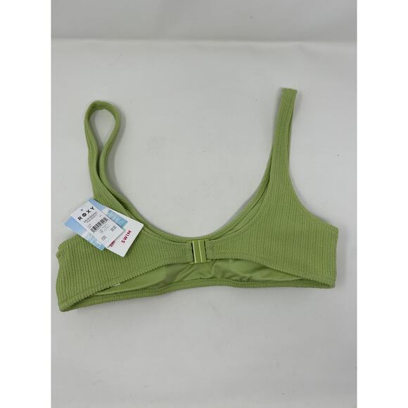 Roxy Aruba Bralette Bikini Top, NWT Size Large Green - Picture 6 of 9